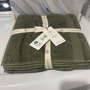 NWT Bioweaves 100% Organic Cotton Plush Washcloths Set (12pk) 13x13
